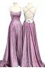 Vanhojentanssimekko Ale 103 Shimmery satin Pinkki